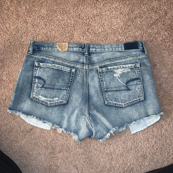 blue jean shorts - Picture 2 of 2